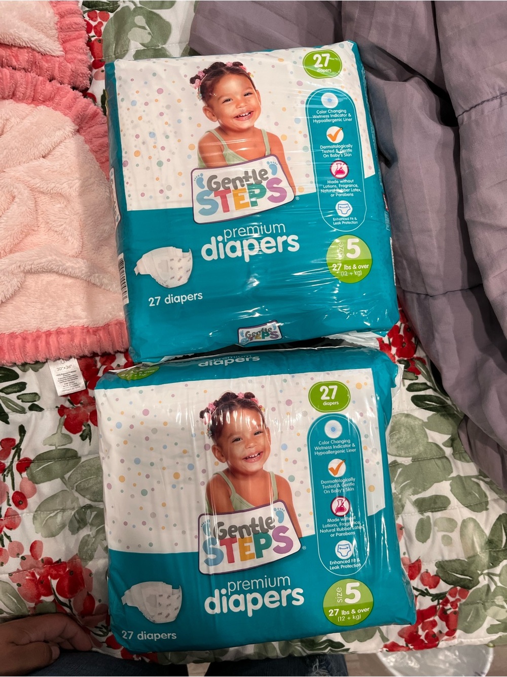 X2 Premium Diapers Size 5 - Teal (27 Count)
